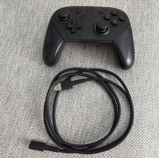 Mando Pro Nintendo Switch Negro + Cable de carga