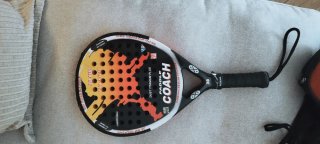 Zaino da padel Black Crown verde + 4 racchette