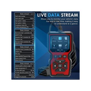 V519 Escáner diagnóstico coche OBD2 rápido fácil