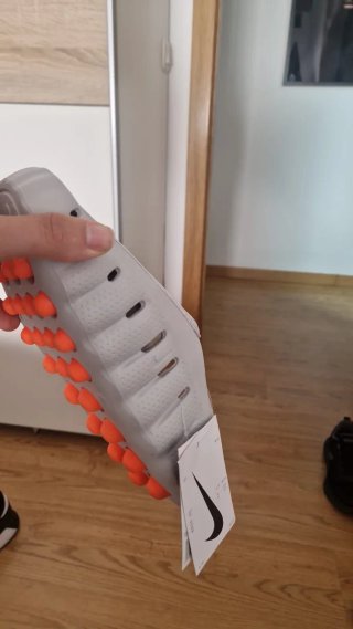 Chanclas Nike Talla 38 Gris Naranja