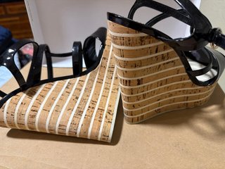 Sandalias Gucci Cuña Negras Talla 38