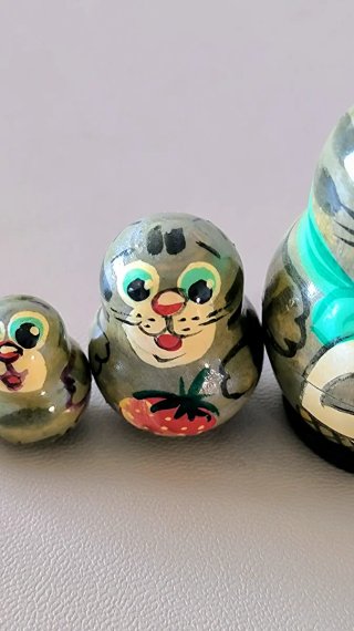Matrioskas artigianali Gatti