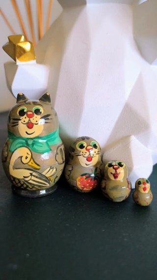 Matrioskas artigianali Gatti