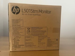 2 Monitores Táctiles HP L5015tm 15" • NUEVOS