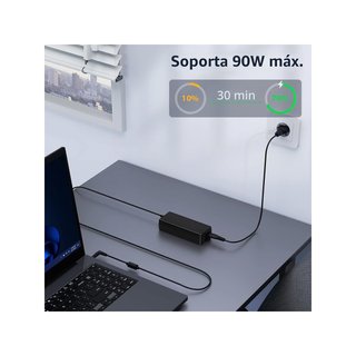 Cargador portátil universal 90W con 15 conectores