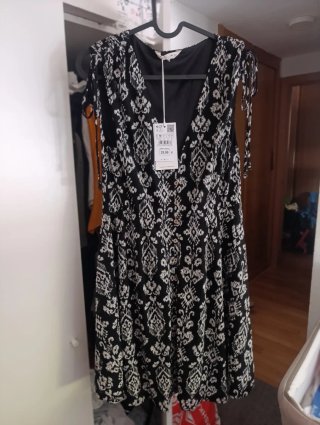 Vestido estampado M