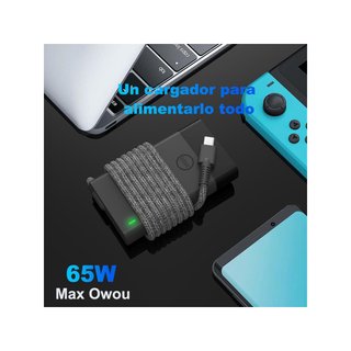 Cargador portátil USB Tipo C 65W HP Spectre