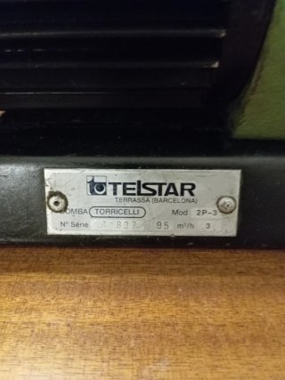 Bomba de vacío industrial Telstar Torricelli -