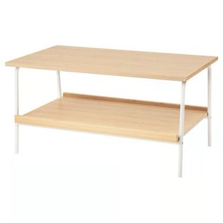 Mesa de madera y metal