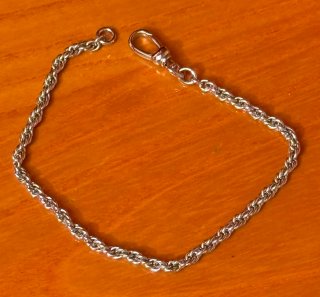 Pulsera plata Agatha Paris Cadena Cadena cuerda
