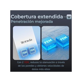 Tenda A18 repetidor WiFi doble banda cobertura