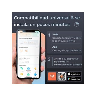 Tenda A18 repetidor WiFi doble banda cobertura