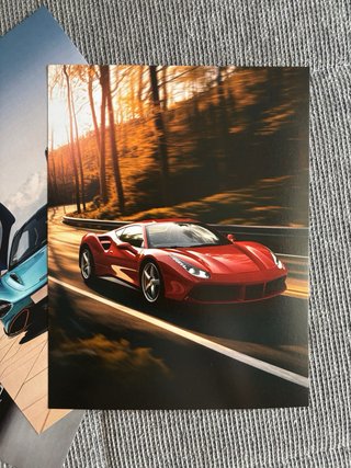 Poster auto sportive