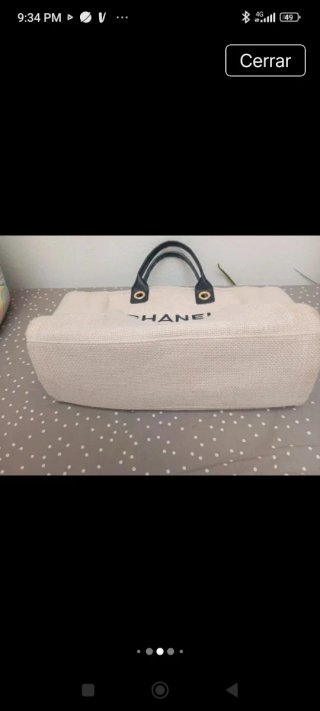 Bolso Tote Chanel Beige
