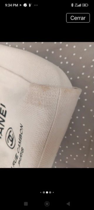 Bolso Tote Chanel Beige