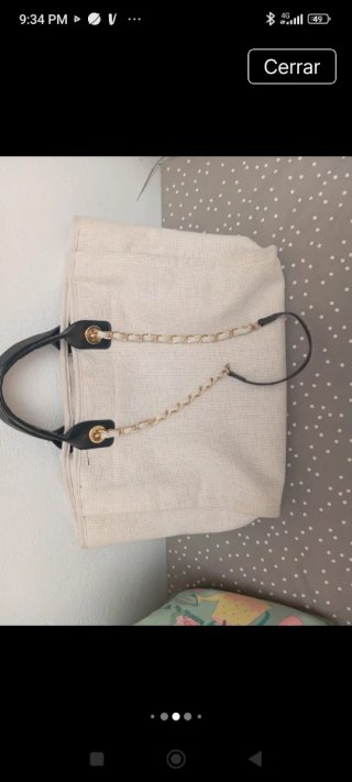 Bolso Tote Chanel Beige