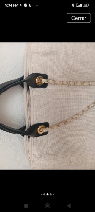 Bolso Tote Chanel Beige