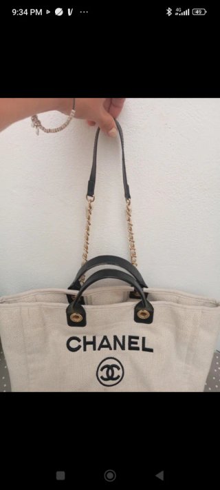 Bolso Tote Chanel Beige