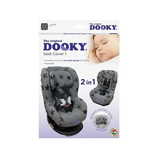 Dooky Black Uni funda asiento infantil negro