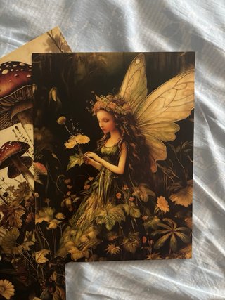Poster Stile Epico Fantasy Floreale