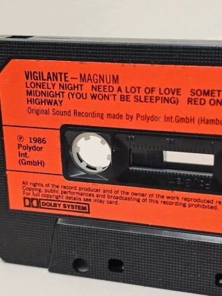 Magnum – Vigilante – MC K7 made in England 1986
