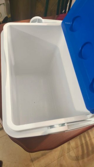 Nevera portátil azul