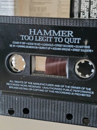 Hammer – Too Legit To Quit – K7 Musicassetta 1991
