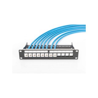 DIGITUS Patchpanel modulare 12 porte blindato