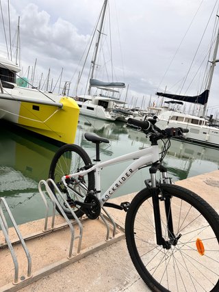 Bicicleta Rockrider 27,5 Talla S Blanca