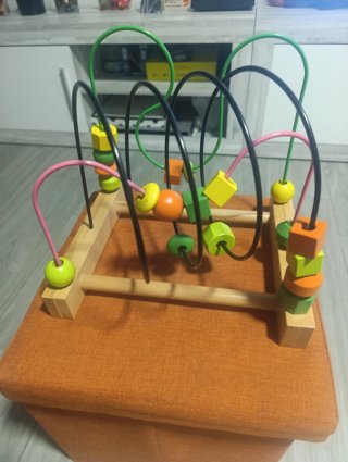 Juego psicomotricidad madera y metal
