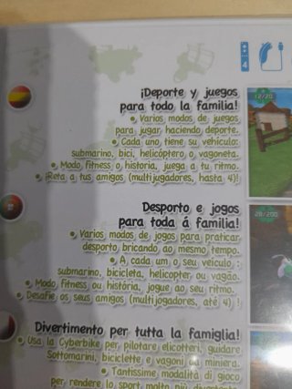 🇪🇦 PRECINTADO. Juego Wii Cyberbike Cycling Sport