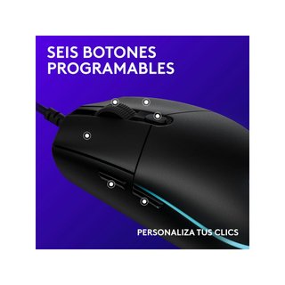 Logitech G203 LIGHTSYNC ratón gaming rgb