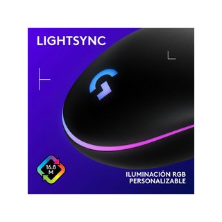 Logitech G203 LIGHTSYNC ratón gaming rgb