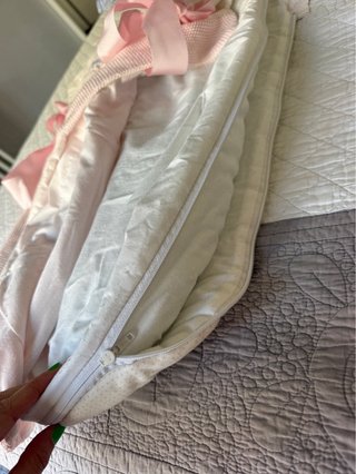 Funda piqué rosa para carrito