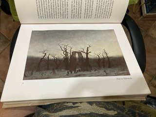 libro di arte tedesco su Caspar David Friedrich