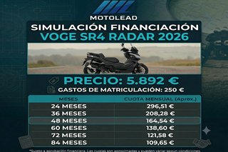 VOGE SR4 RADAR 2026 Desde 109,65€ al mes