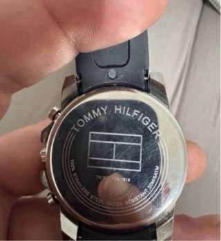 Reloj Tommy Hilfiger Cronógrafo Negro/Plata