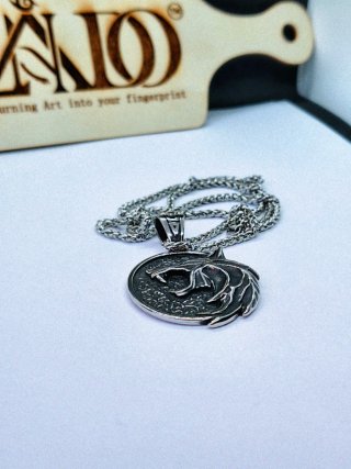 Colar Prata Lobo