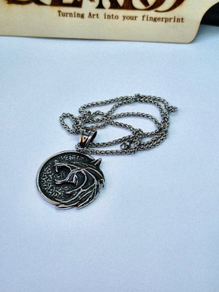 Colar Prata Lobo
