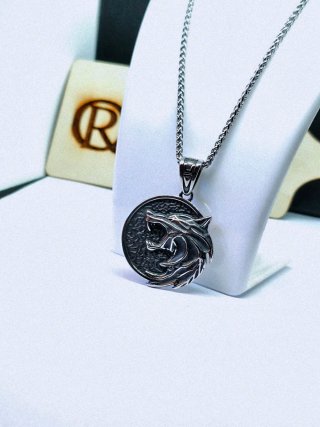 Colar Prata Lobo