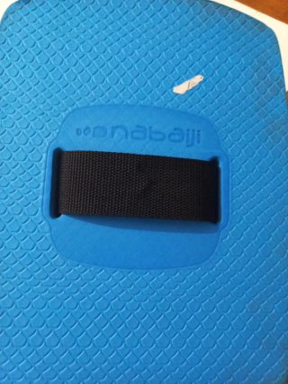 Flotador piscina azul con cinturón