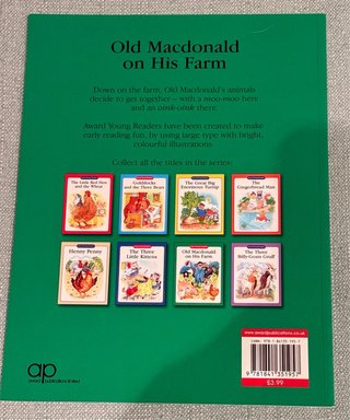 Cuento ilustrado en inglés sin estrenar