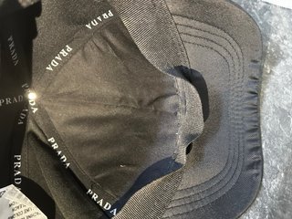 Gorra Prada Negra Nylon/Algodón