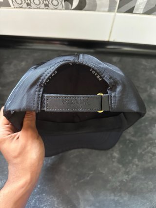 Gorra Prada Negra Nylon/Algodón