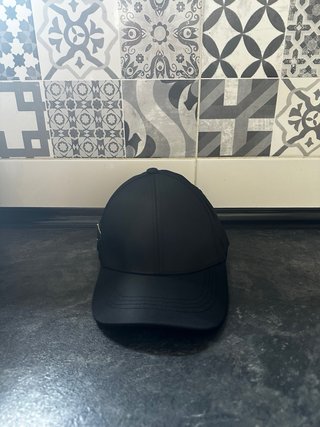 Gorra Prada Negra Nylon/Algodón
