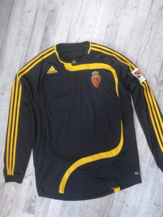 Camiseta Real Zaragoza Adidas Negra y Amarilla