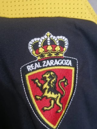 Camiseta Real Zaragoza Adidas Negra y Amarilla