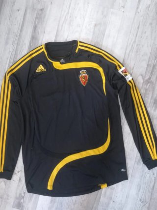 Camiseta Real Zaragoza Adidas Negra y Amarilla