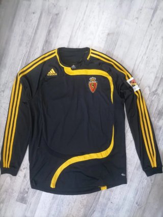 Camiseta Real Zaragoza Adidas Negra y Amarilla
