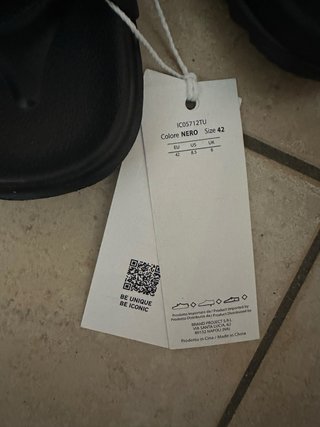 Ciabatte ICON nere taglia 42